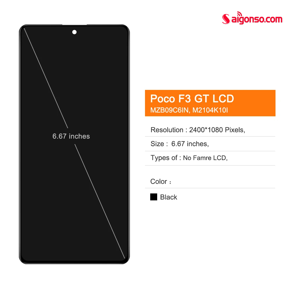 màn hình Xiaomi Poco F3 GT